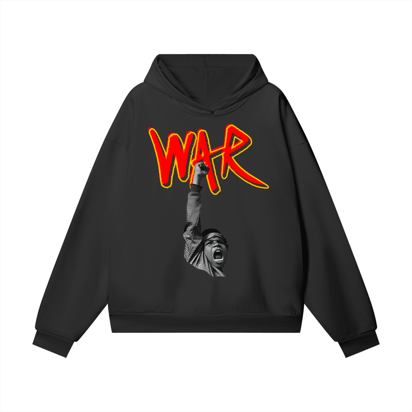 POSITIVE ENERGY Oversized Hoodie – “WAR / We Are Resilient” Edition