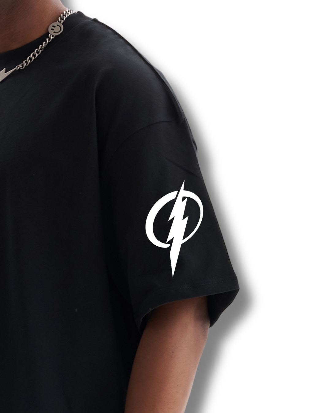 POSITIVE ENERGY Boxy Logo T-Shirt