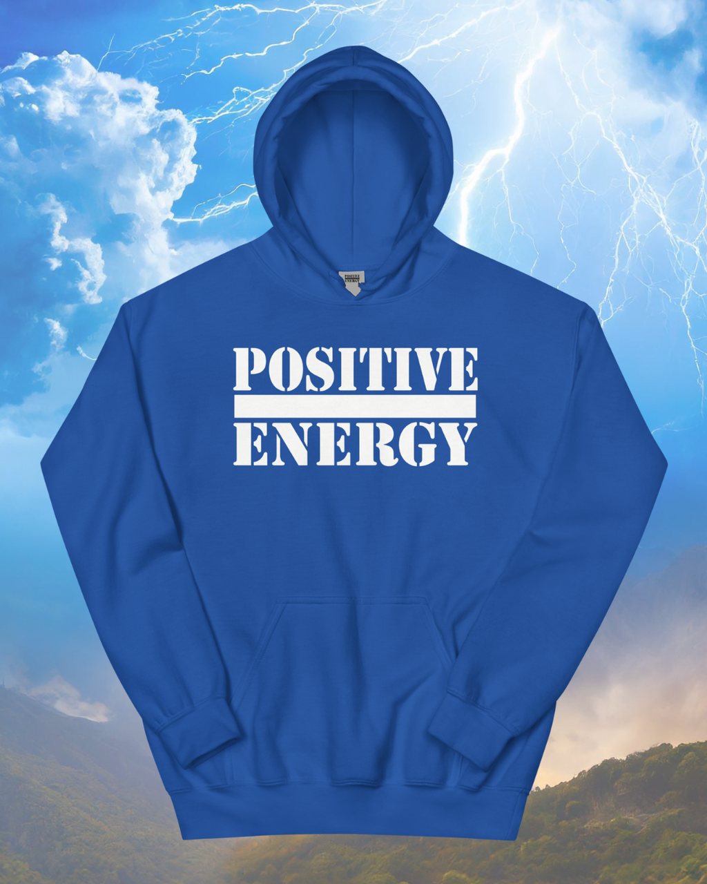 POSITIVE ENERGY Signature HOODIE (BLUE)
