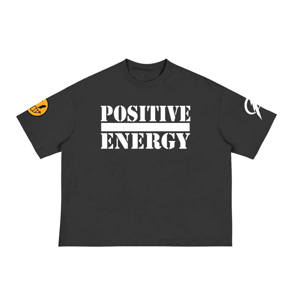 POSITIVE ENERGY Boxy Logo T-Shirt