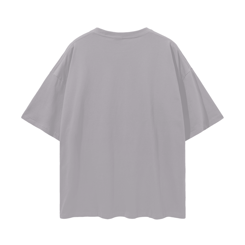 POSITIVE ENERGY Oversized T-Shirt (GREY)