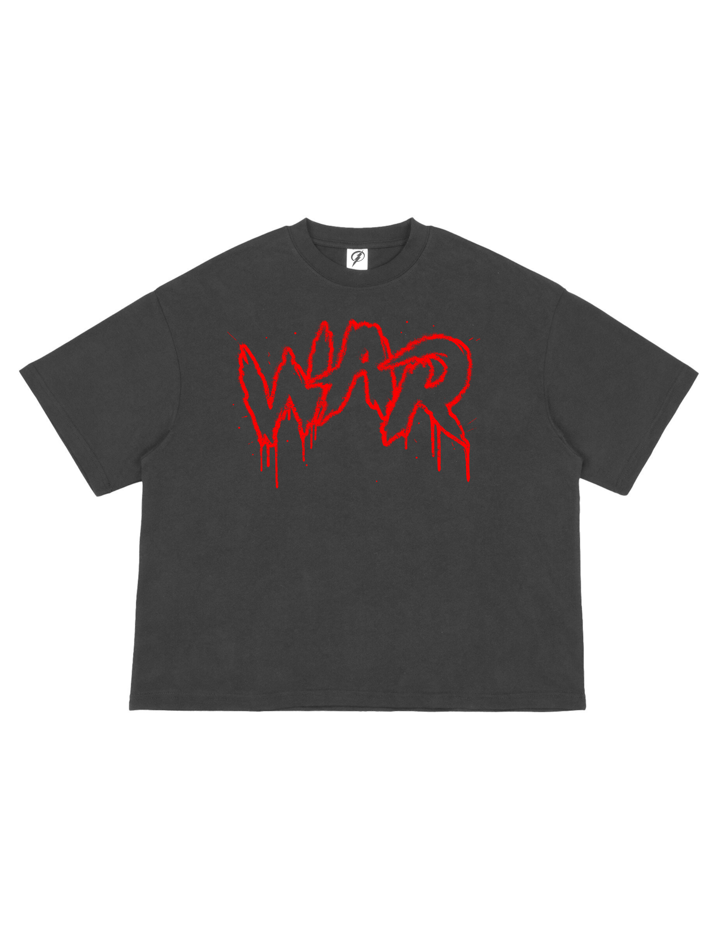 WAR Signature Shirt (Premium Oversize Boxy) CHARCOAL