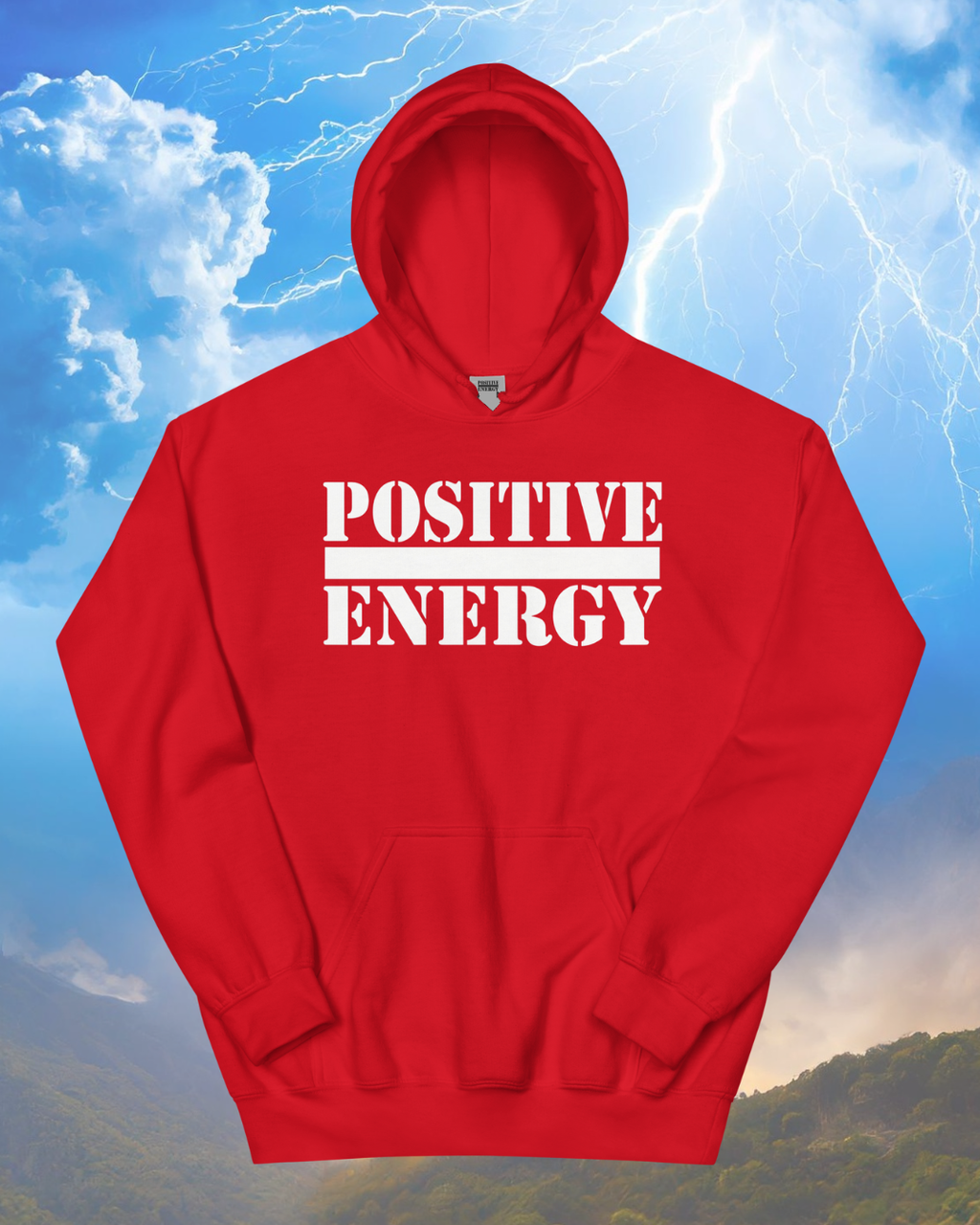 POSITIVE ENERGY Signature HOODIE (RED)