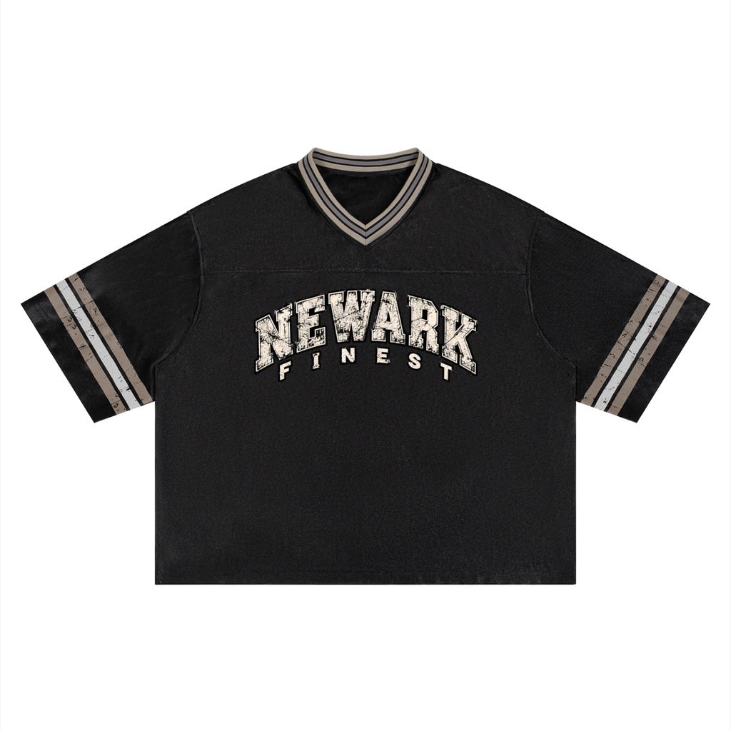 Unisex Boxy Striped Soccer Jersey
