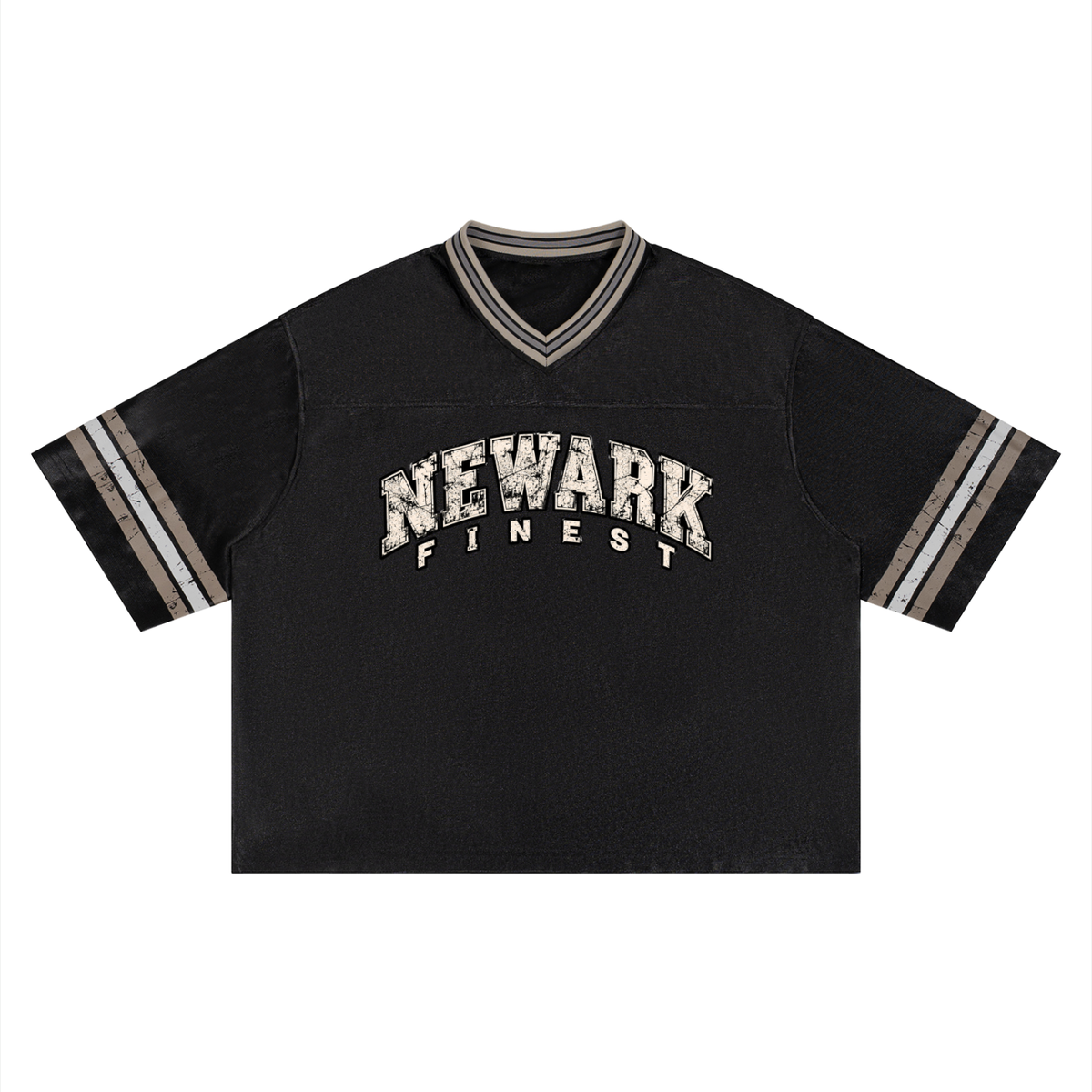 Unisex Boxy Striped Soccer Jersey