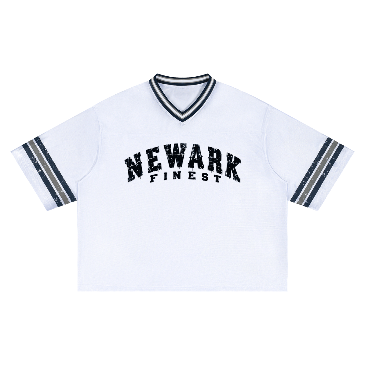Unisex Boxy Striped Soccer Jersey
