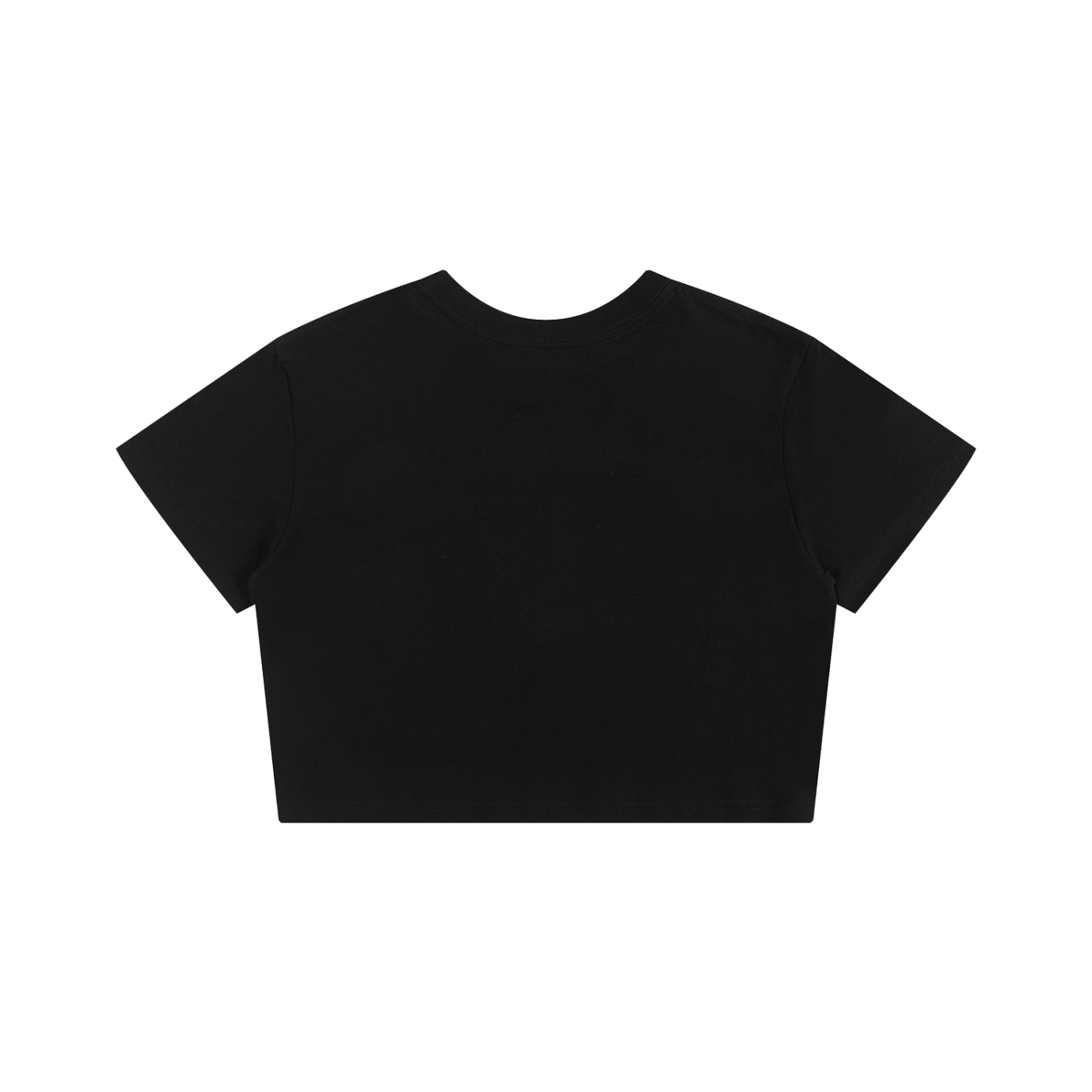 POSITIVE ENERGY W Baby Tee Seamless T-Shirt (WHITE)