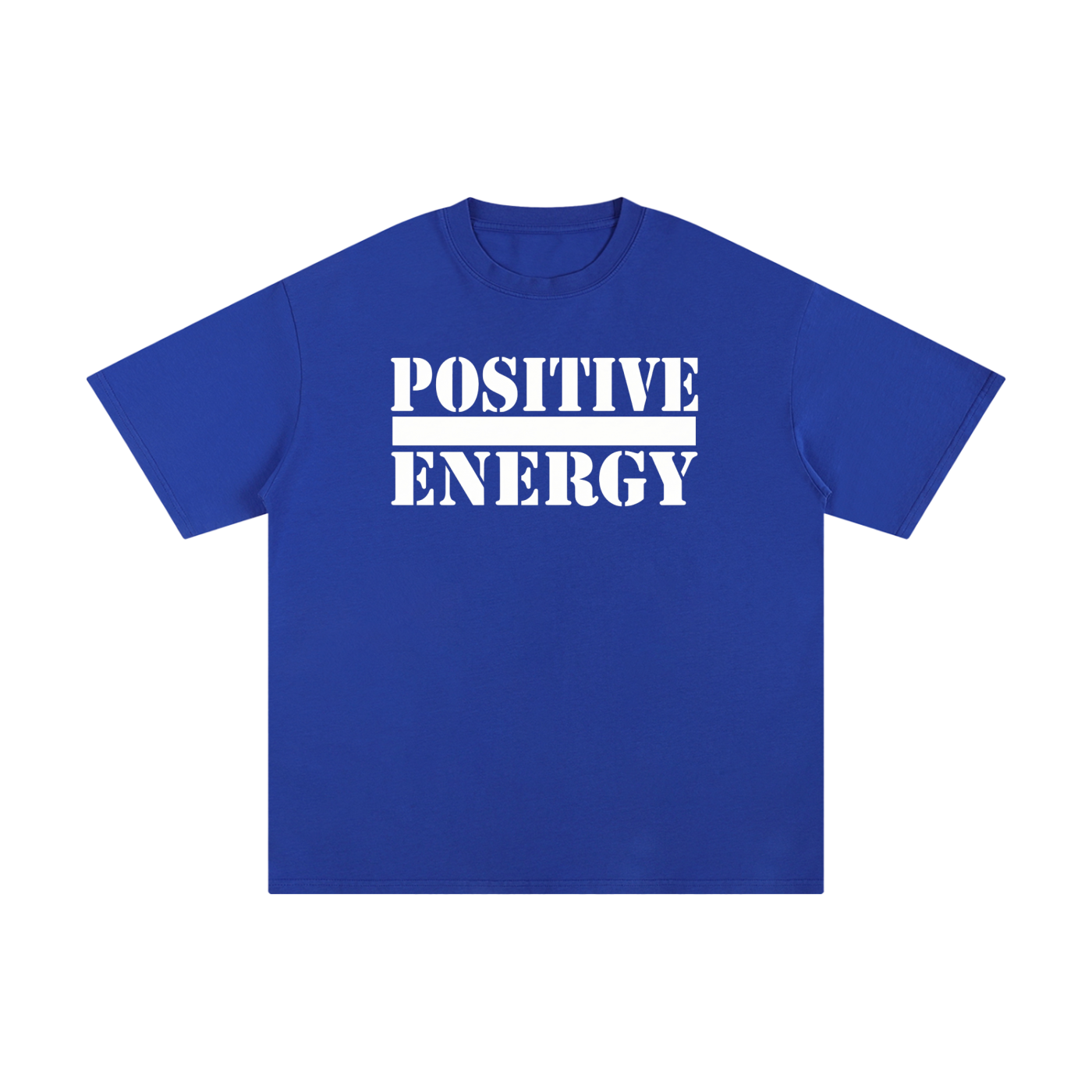 POSITIVE ENERGY Essential T-Shirt (BLUE)