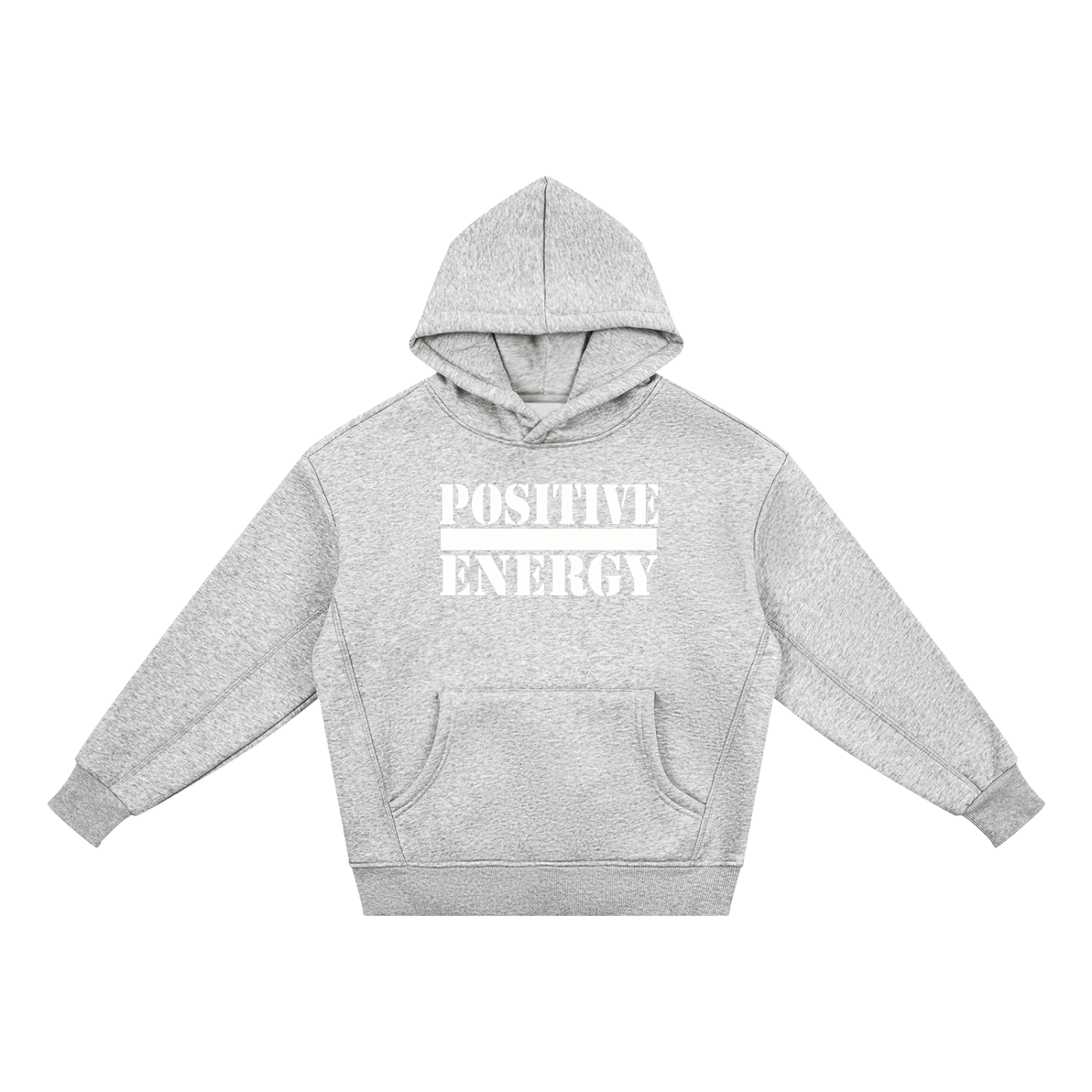POSITIVE ENERGY Essential Kids' Fleece Hoodie (GREY)