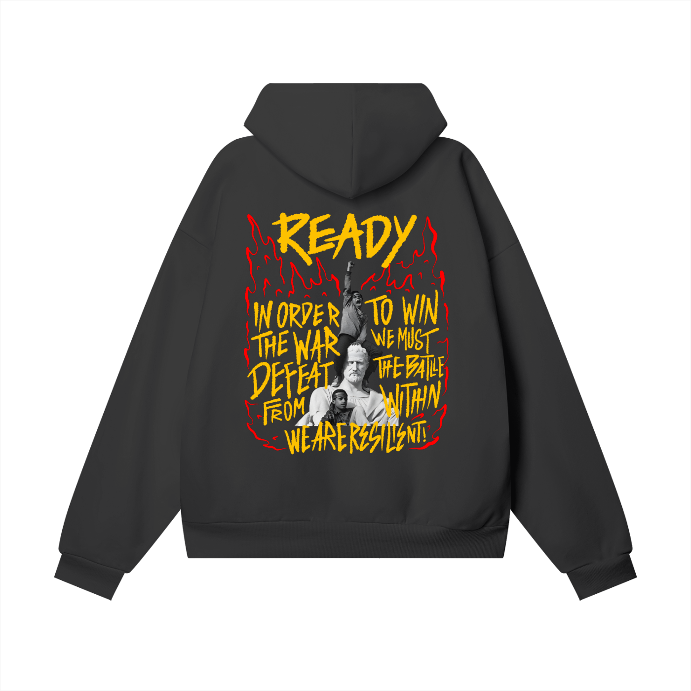POSITIVE ENERGY Oversized Hoodie – “WAR / We Are Resilient” Edition