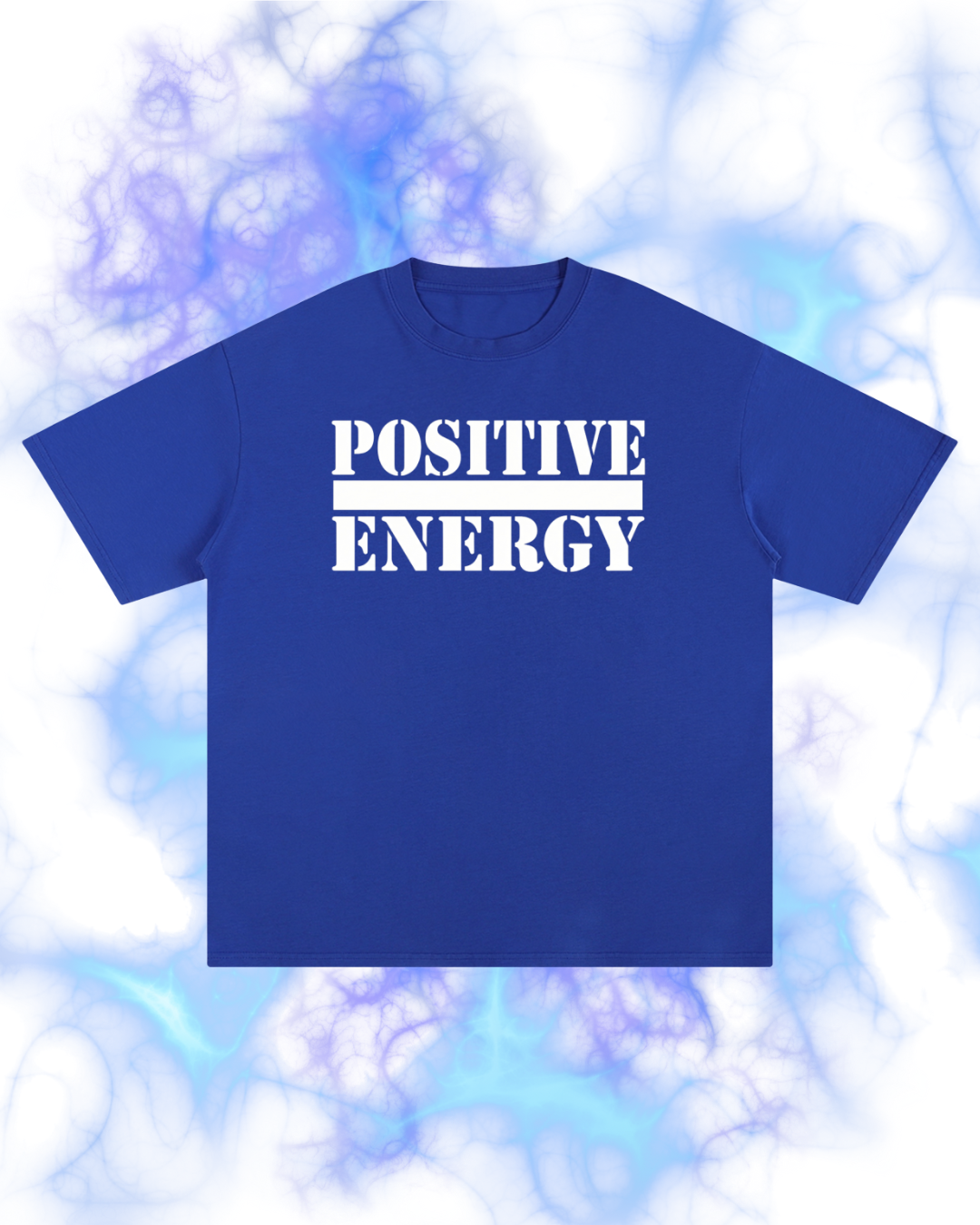 POSITIVE ENERGY Essential T-Shirt (BLUE)