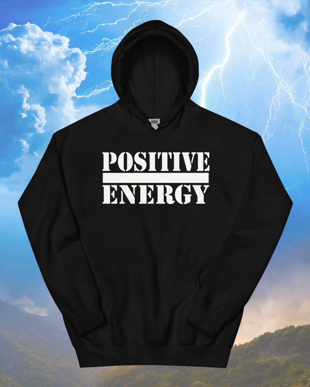 POSITIVE ENERGY Signature HOODIE (BLACK)
