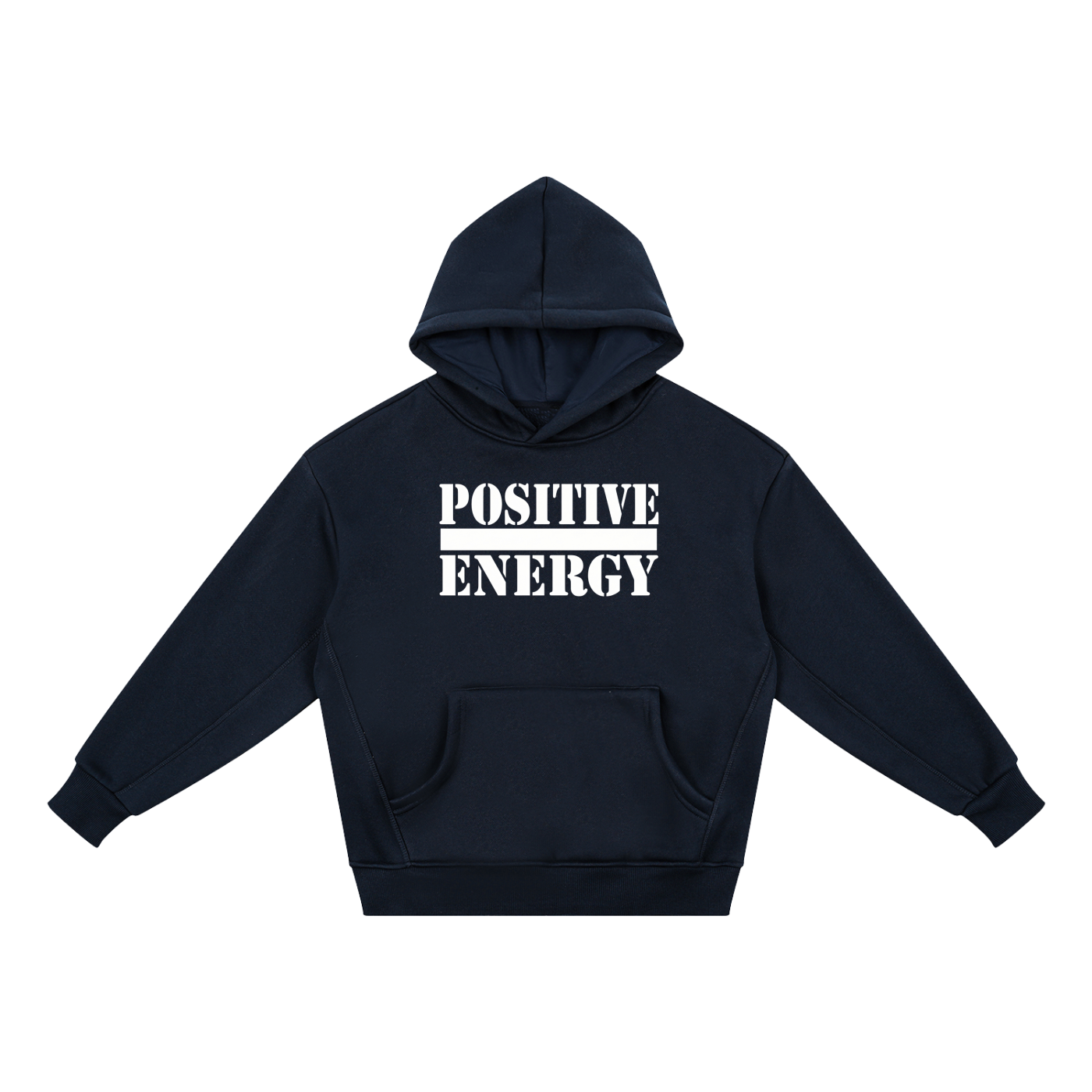 POSITIVE ENERGY Essential Kids' Fleece Hoodie (GREY)
