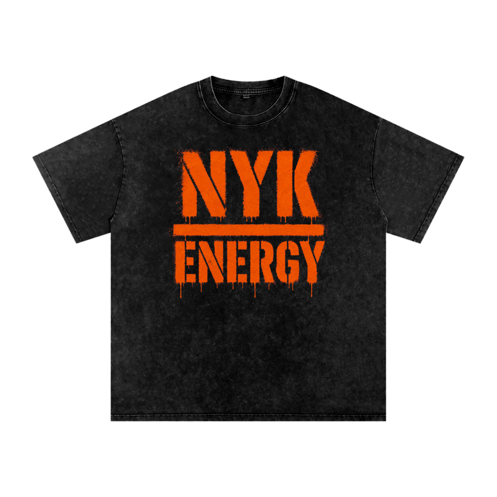 POSITIVE ENERGY x NYK Snow Washed T-Shirt