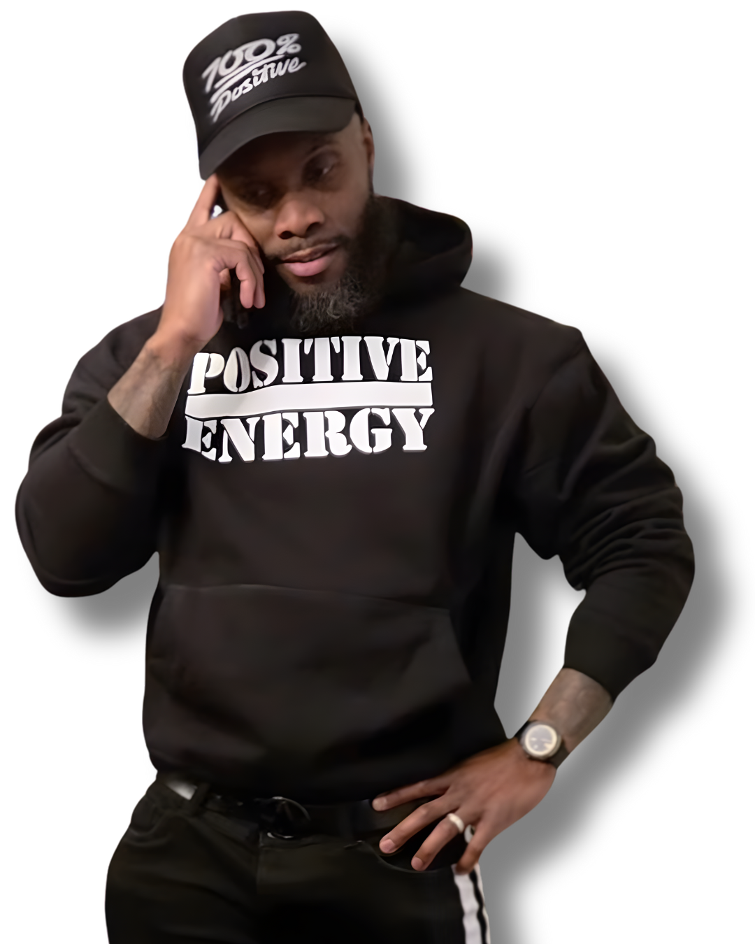 POSITIVE ENERGY Signature HOODIE (BLACK)