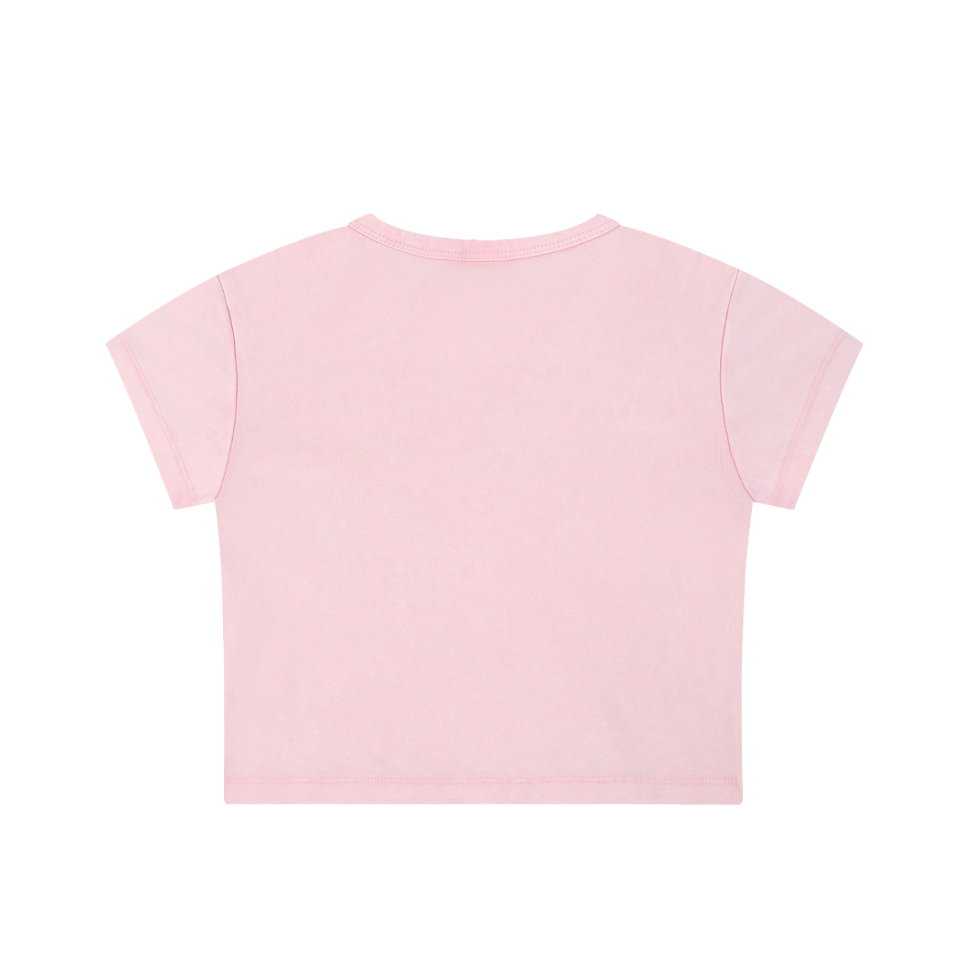 POSITIVE ENERGY W Snow Washed Crop Top (BLACK)