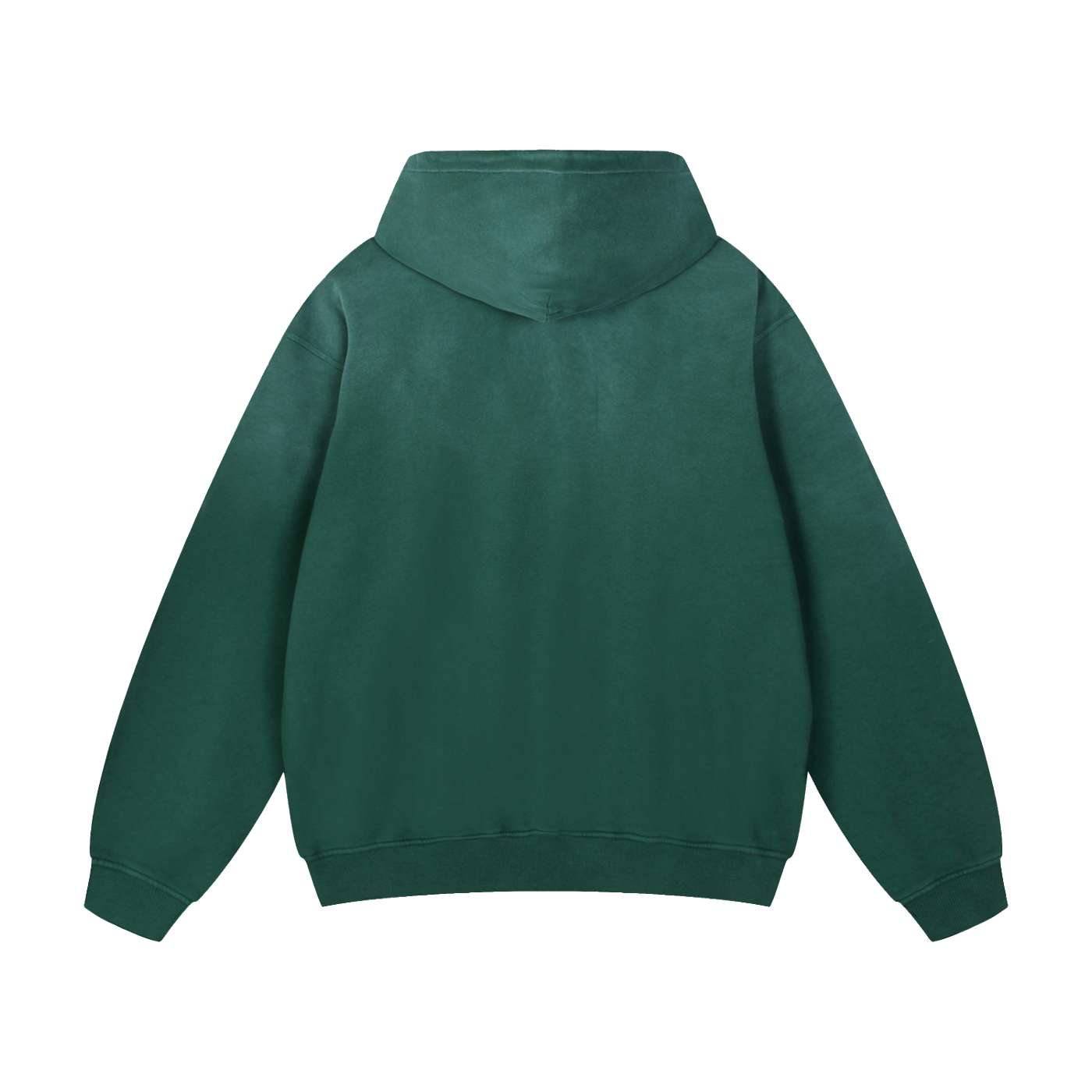 POSITIVE ENERGY Two Tone Sunfade Oversized Hoodie (GREEN)