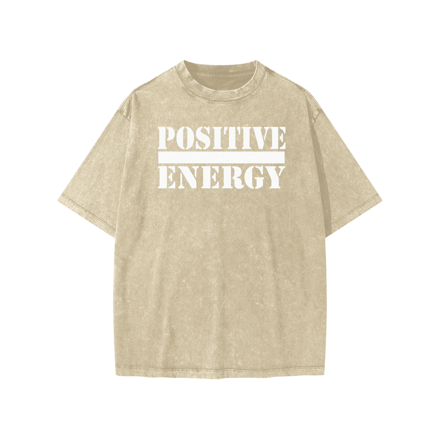 POSITIVE ENERGY Snow Washed Kids' T-Shirt (BLACK)