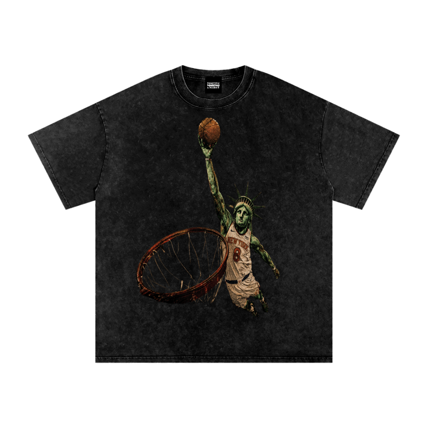 POSITIVE ENERGY x NYK STATUE OF LIBERTY T-Shirt