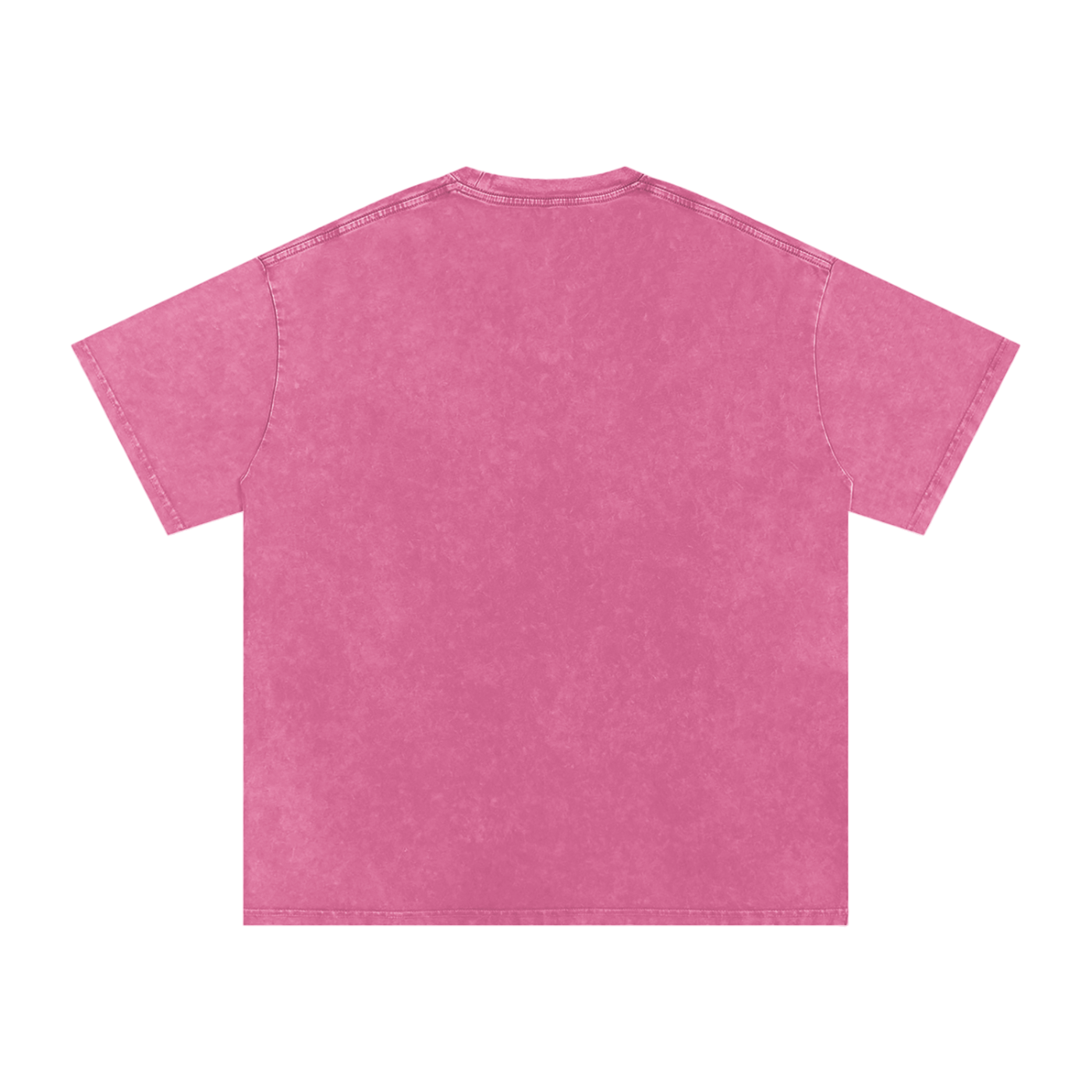 POSITIVE ENERGY Premium Snow Washed Oversized T-Shirt (PINK)