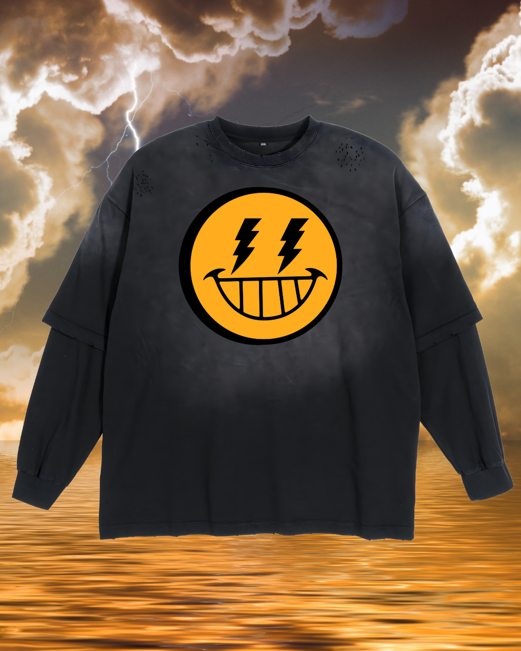 POSITIVE ENERGY "Ready or Knot" Smilez Two-Piece Shirt
