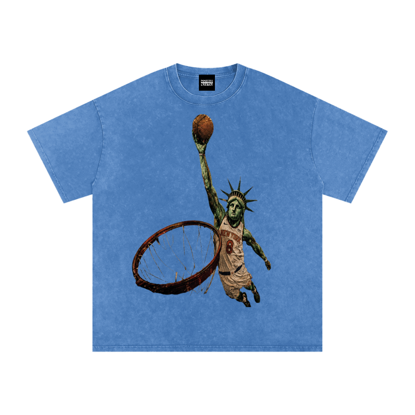 POSITIVE ENERGY x NYK STATUE OF LIBERTY T-Shirt