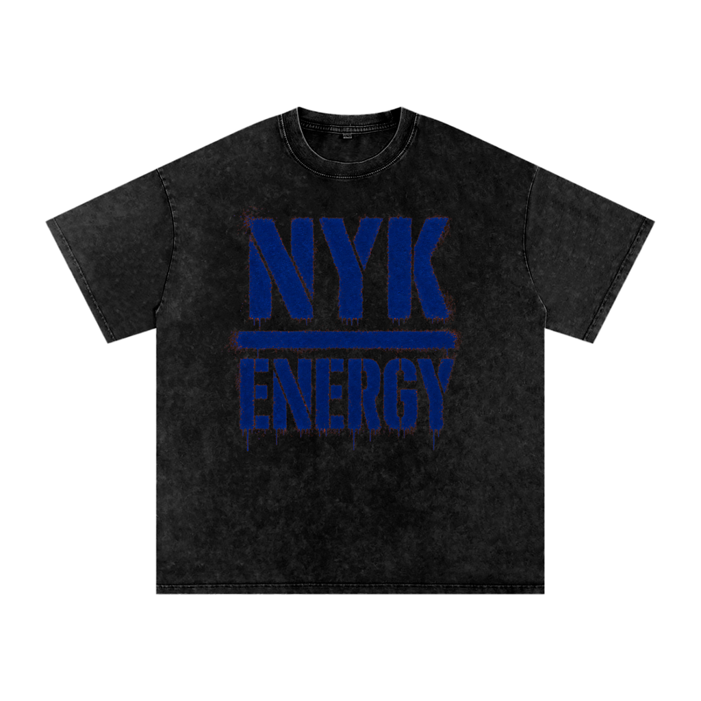 POSITIVE ENERGY x NYK Snow Washed T-Shirt