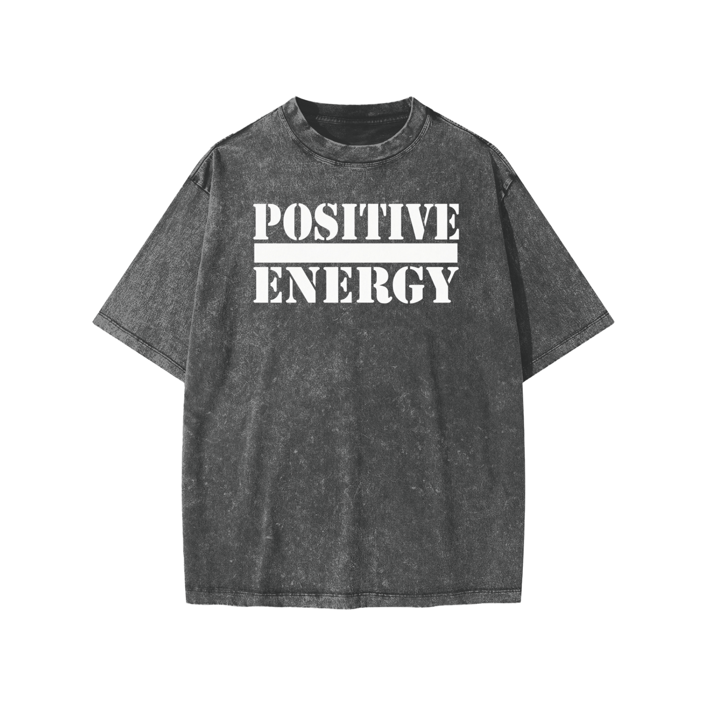POSITIVE ENERGY Snow Washed Kids' T-Shirt (BLACK)