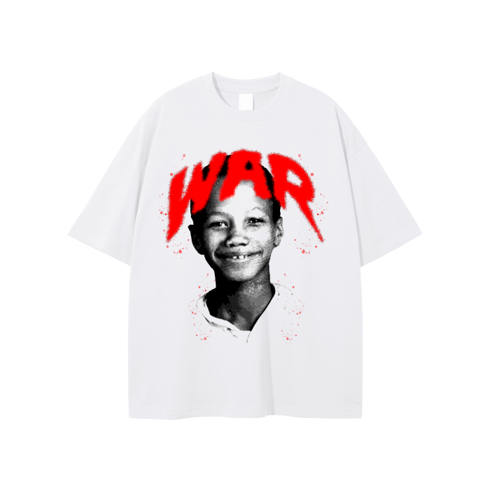 By Any Means Oversized T-Shirt (Young Malcolm X) BLACK