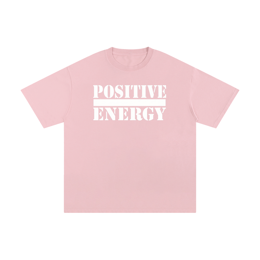 POSITIVE ENERGY Oversized T-Shirt (PINK)