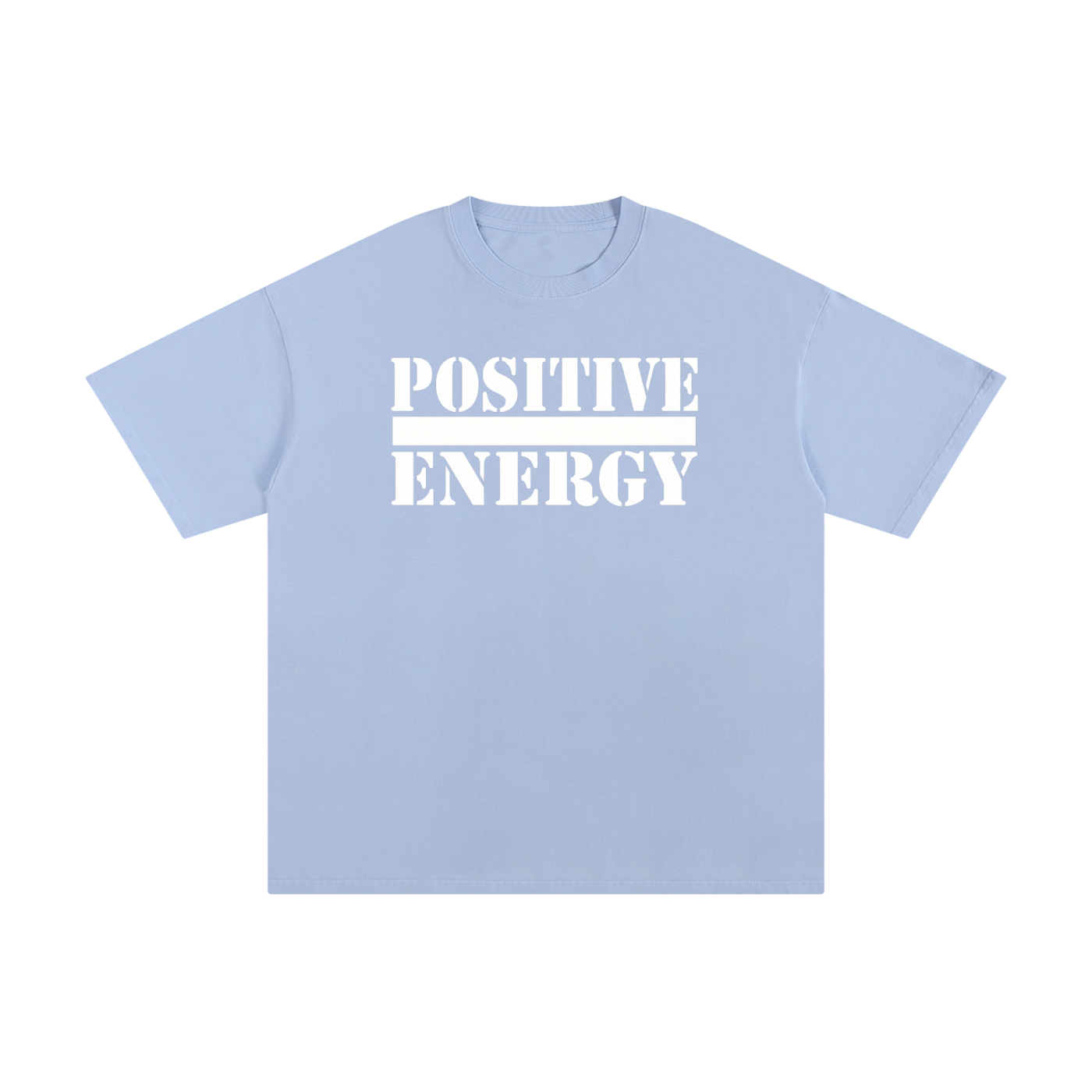 POSITIVE ENERGY Essential T-Shirt (SKY BLUE)