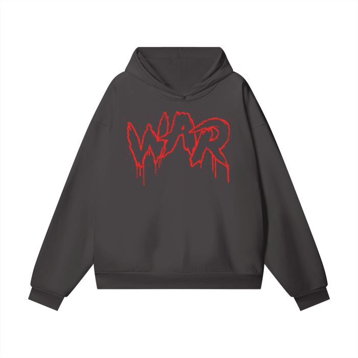 W.A.R. Signature Hoodie (CHARCOAL)