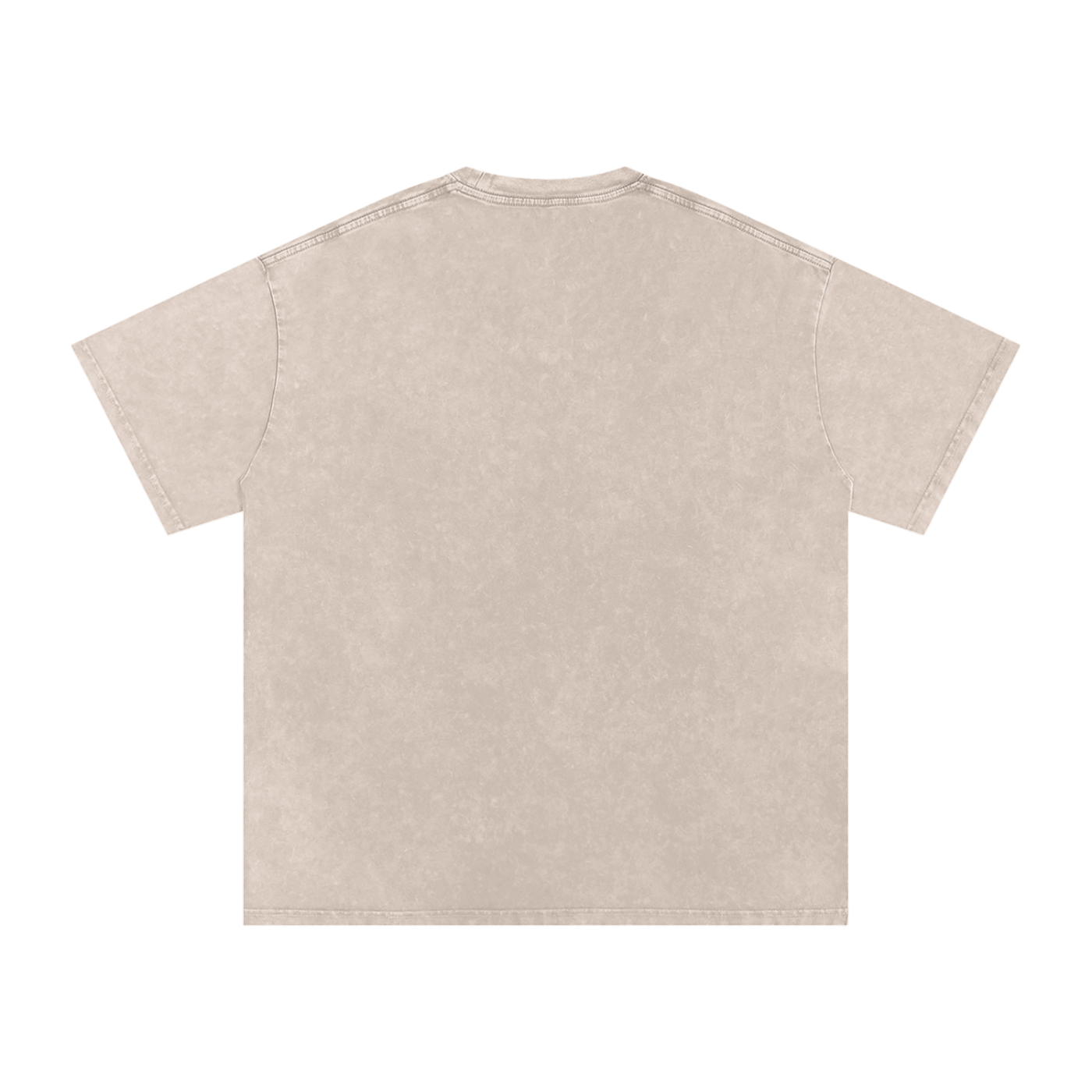 POSITIVE ENERGY Premium Snow Washed Oversized T-Shirt (BEIGE)