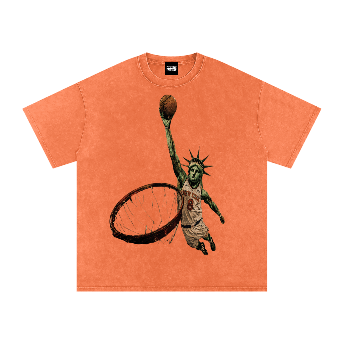 POSITIVE ENERGY x NYK STATUE OF LIBERTY T-Shirt