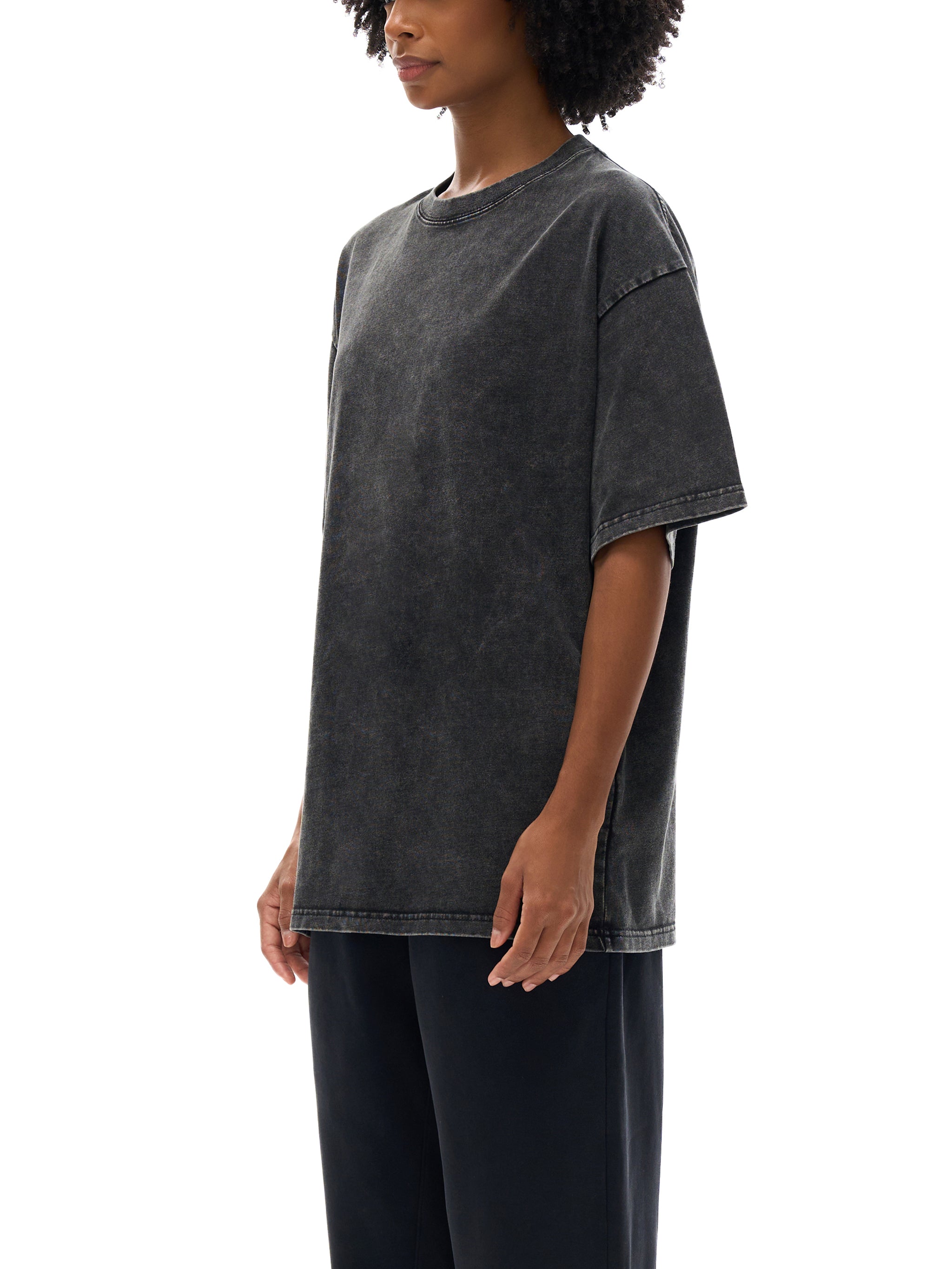THE RESISTANCE Acid Wash Oversize T-Shirt